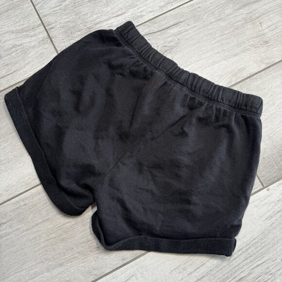 Victorias Secret PINK XS Black Drawstring Shorts 60% Cotton 40% Polyester Soft L - Picture 2 of 7